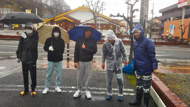 春の河川一斉清掃